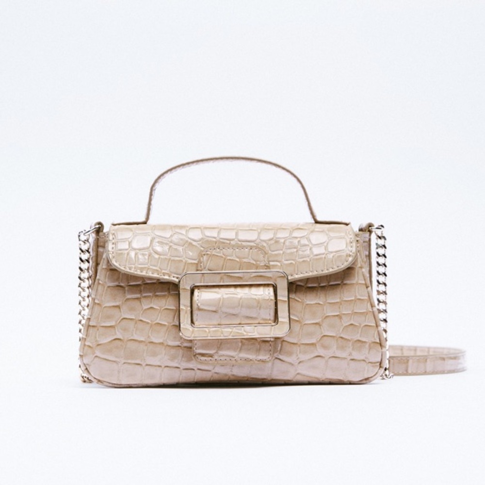 NWT Zara buckle crossbody bag